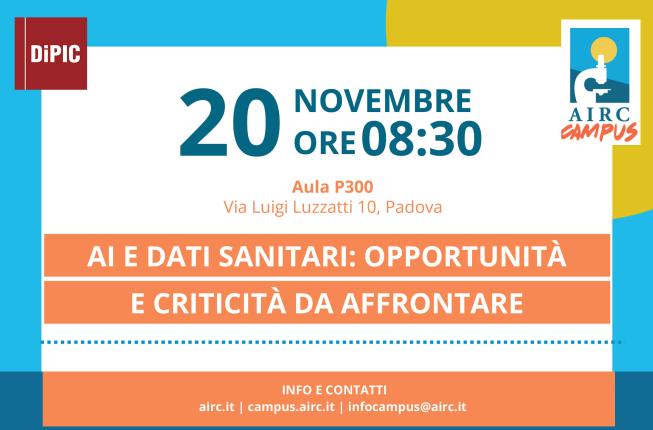 Collegamento a AI E DATI SANITARI: OPPORTUNITÀ E CRITICITÀ DA AFFRONTARE