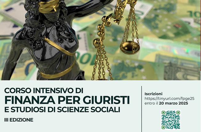 Collegamento a CORSO INTENSIVO DI FINANZA PER GIURISTI E STUDIOSI DI SCIENZE SOCIALI - III EDIZIONE